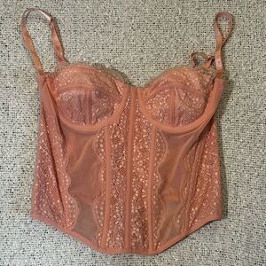 Urban Outfitters Pink Corset Top Size S